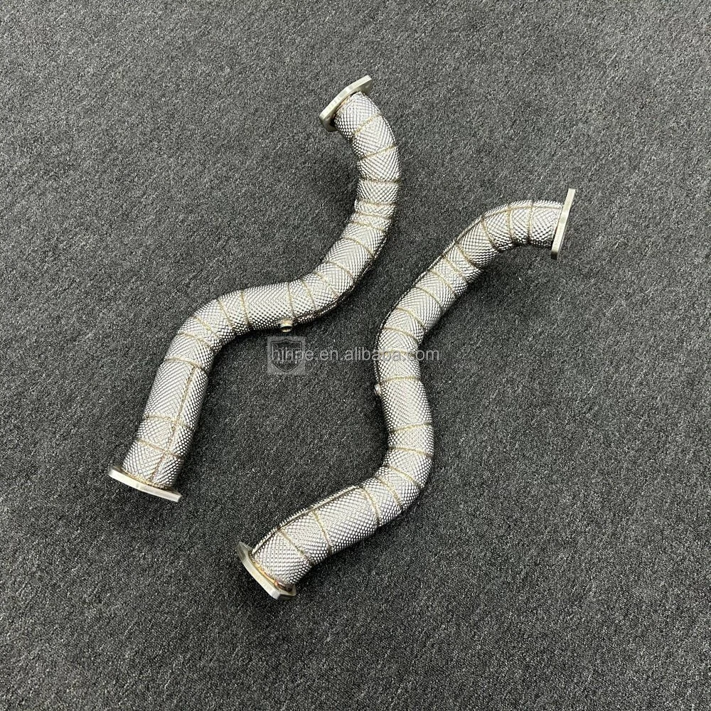 Downpipe für Porsche 718 Cayman GT4 RS 4.0L 2022-2025 Leistungssteigerndes Auspuffrohr Gerades Frontrohr – Detail 8