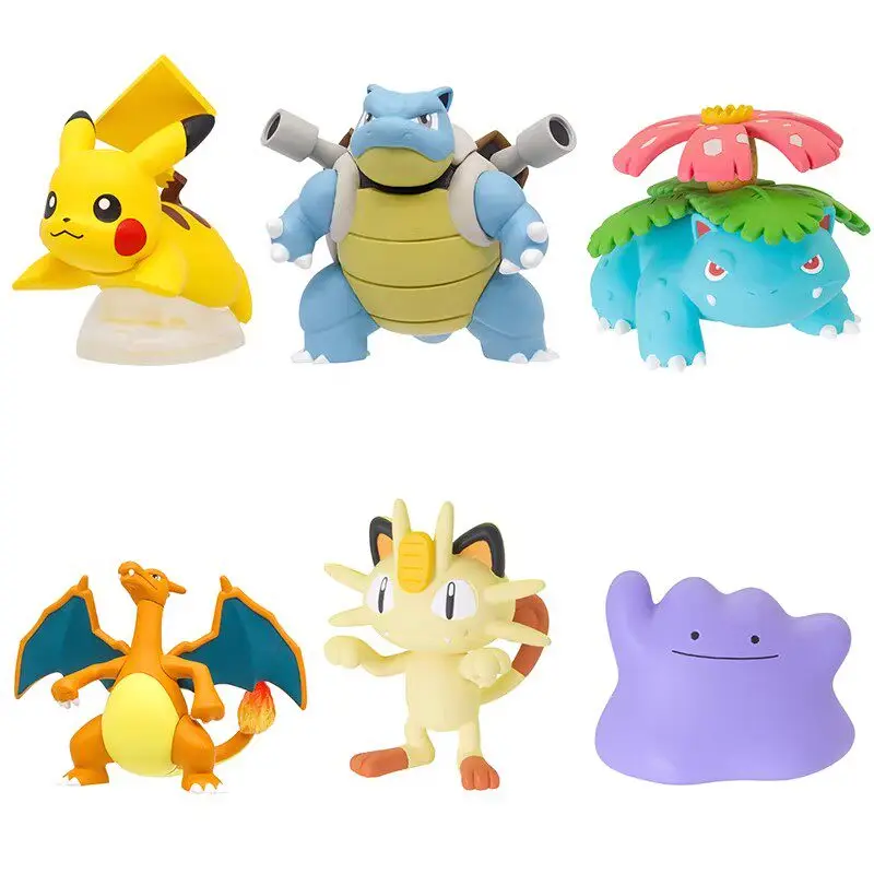 

PokéMon Venusaur Figure Gashapon Capsule Toy Kanto Region Collection Desktop Ornament Cartoon Model Garge Kit Blind Box Gift