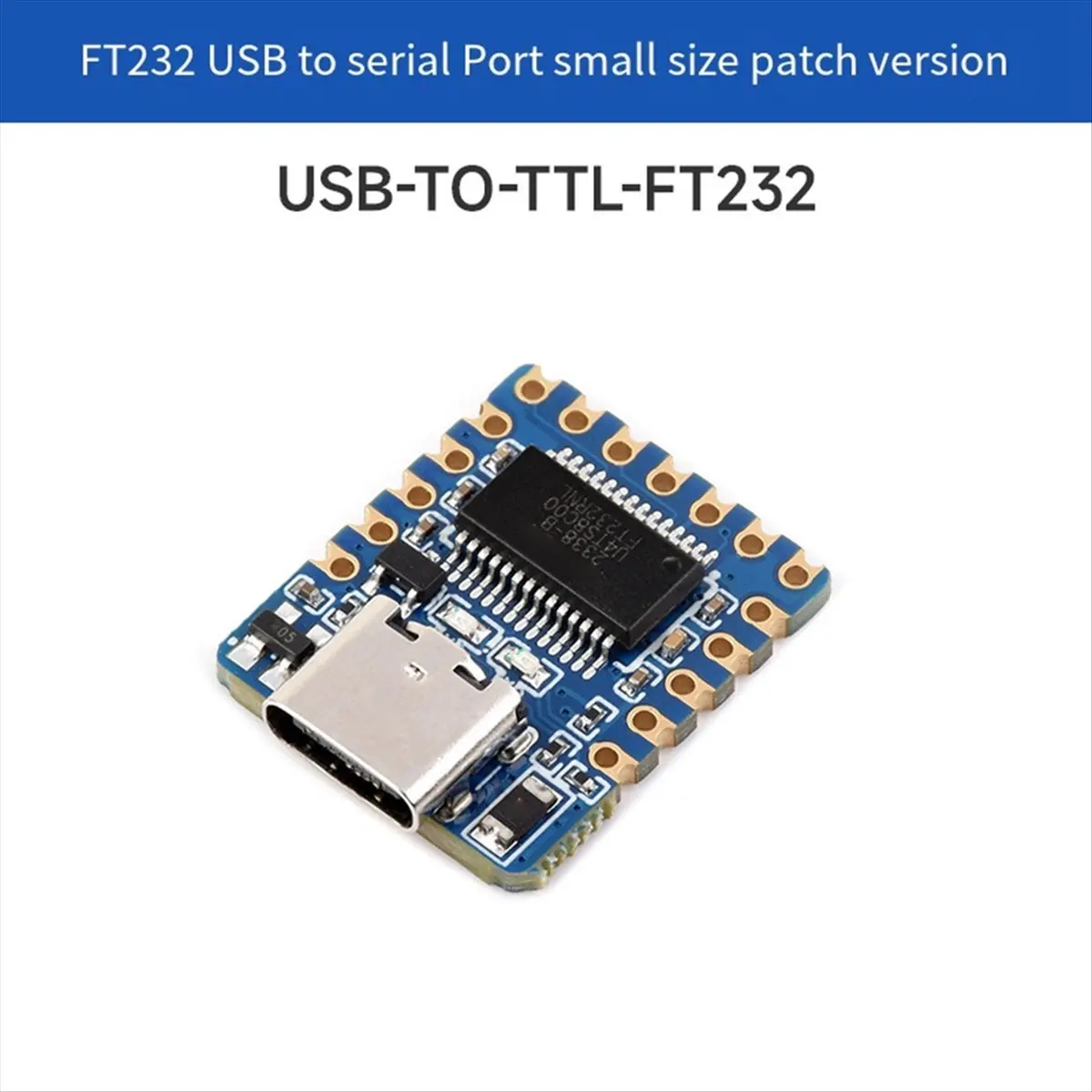 A003  FT232 USB to TTL UART Serial Communication Module TYPE-C Serial Adapter Module 3.3V/5V Level for Win7/8/10/11