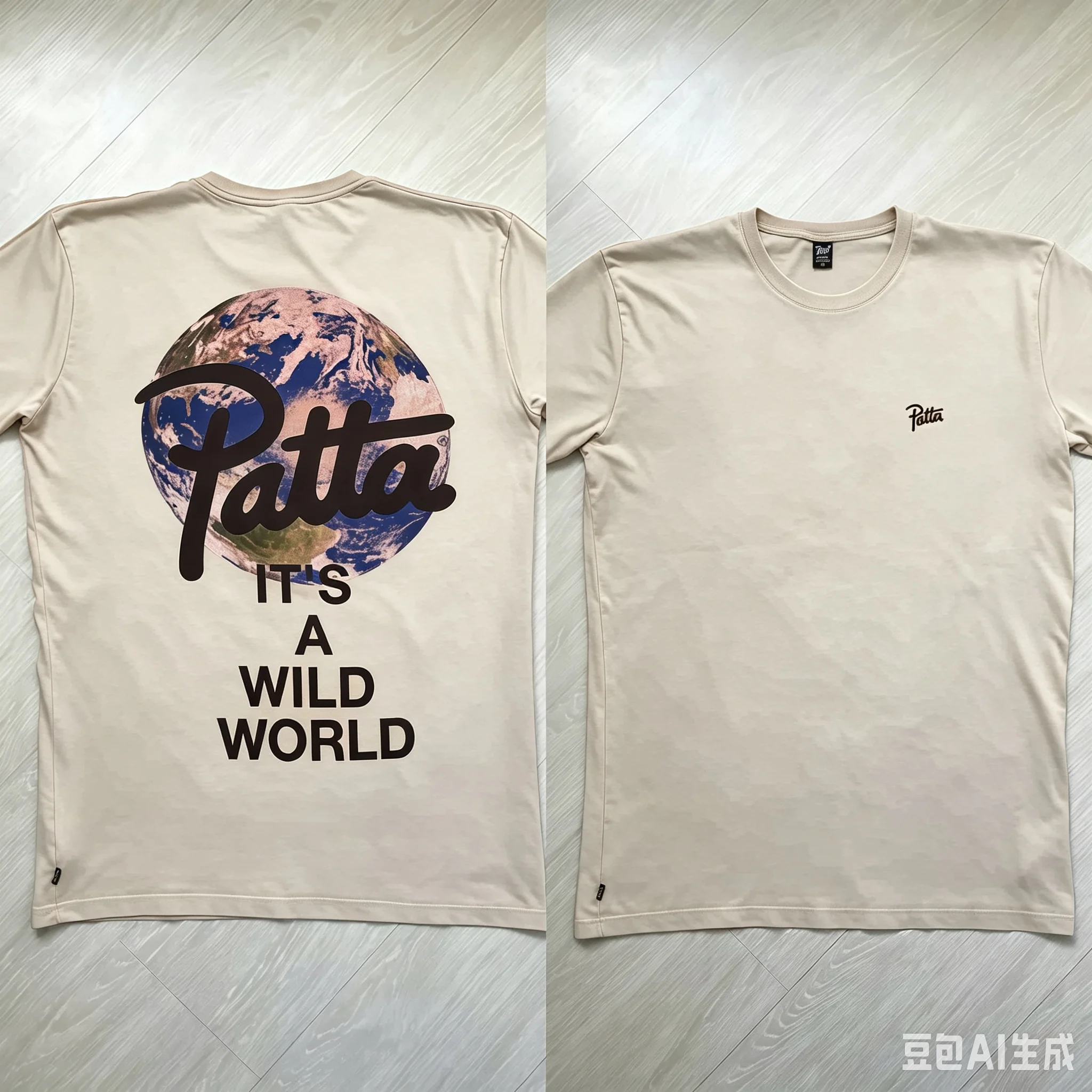 Patta It's A Wild World T-Shirt High-end Brand T-shirt 2026 Summer New Men Women Oversized Cotton T-shirt Street Wear Y2K
