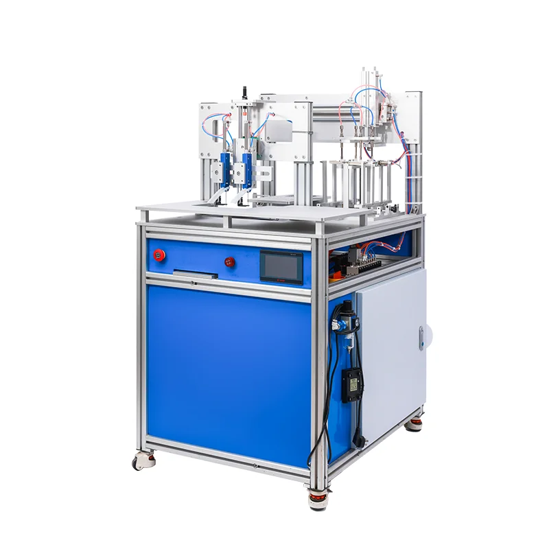 Automated Header Card Machine for Mats Carpets Rugs Floor Mats Car Mats Seat Cushion Automatic Tag Attaching to Doormats