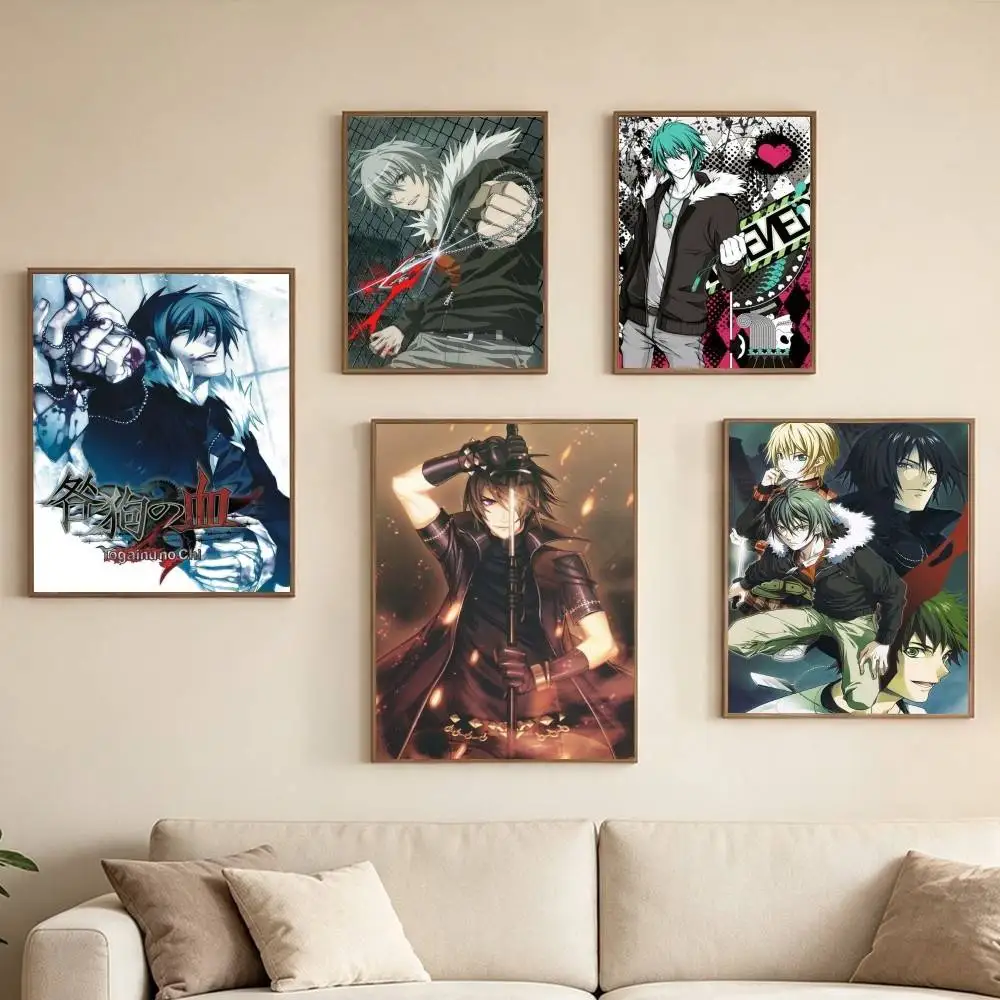 Togainu no C-Chi  Akira Poster High Quality Dorm Living Room Aesthetic Wall Decoration Painting Stickers Gift