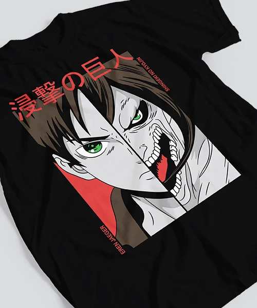 

T-Shirt UNISEX SHINGEKI NO KYOJIN: EREN & TITAN