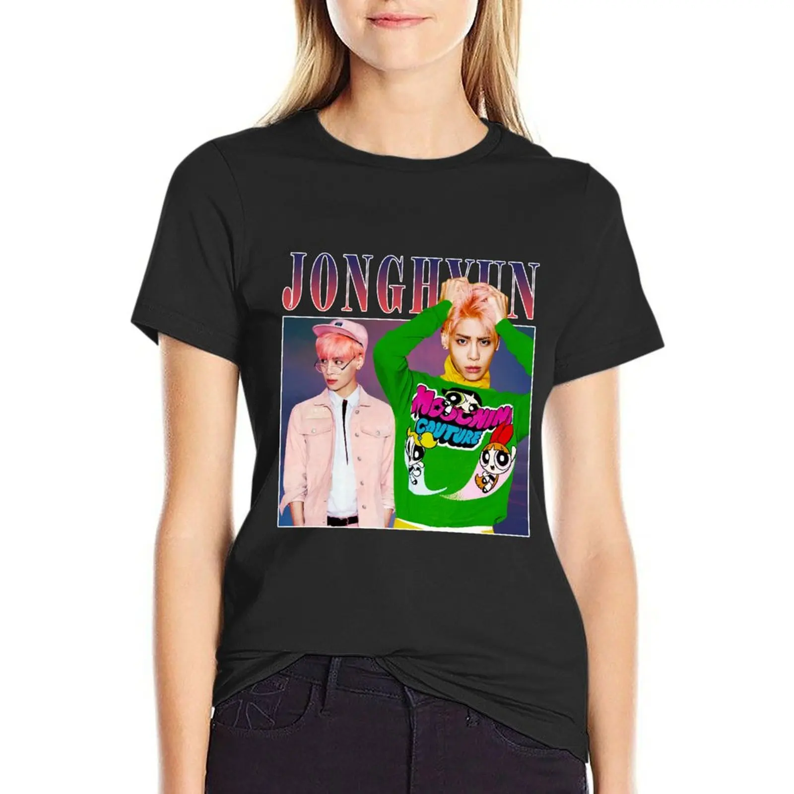 

Jonghyun Tee T-Shirt Blouse cute clothes korean fashion new edition t-shirt dress for Women plus size