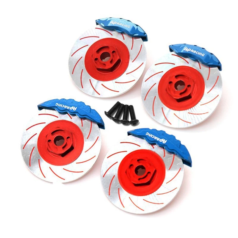 4Pcs Aluminum Alloy Sport Edition Brake Disc For Sakura D3 D4 1/10 RC Drift Racing Car Upgrade Part