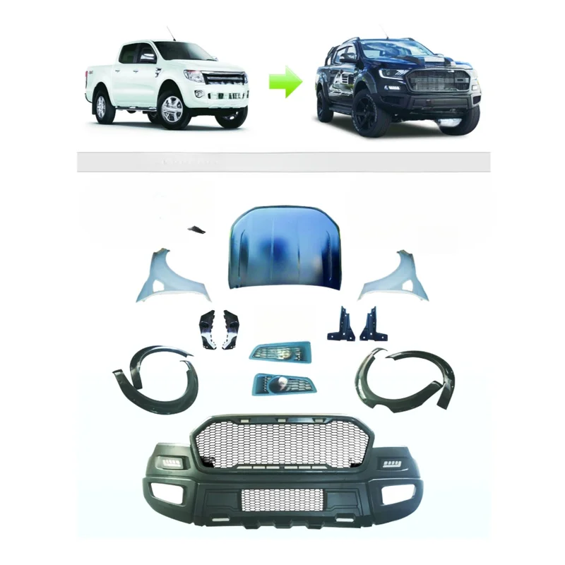 HTP87201 American Style Body Kit Fit For 2012 Light Ordinary Truck Factory Premolded Exterior Modification Parts Durable Direct