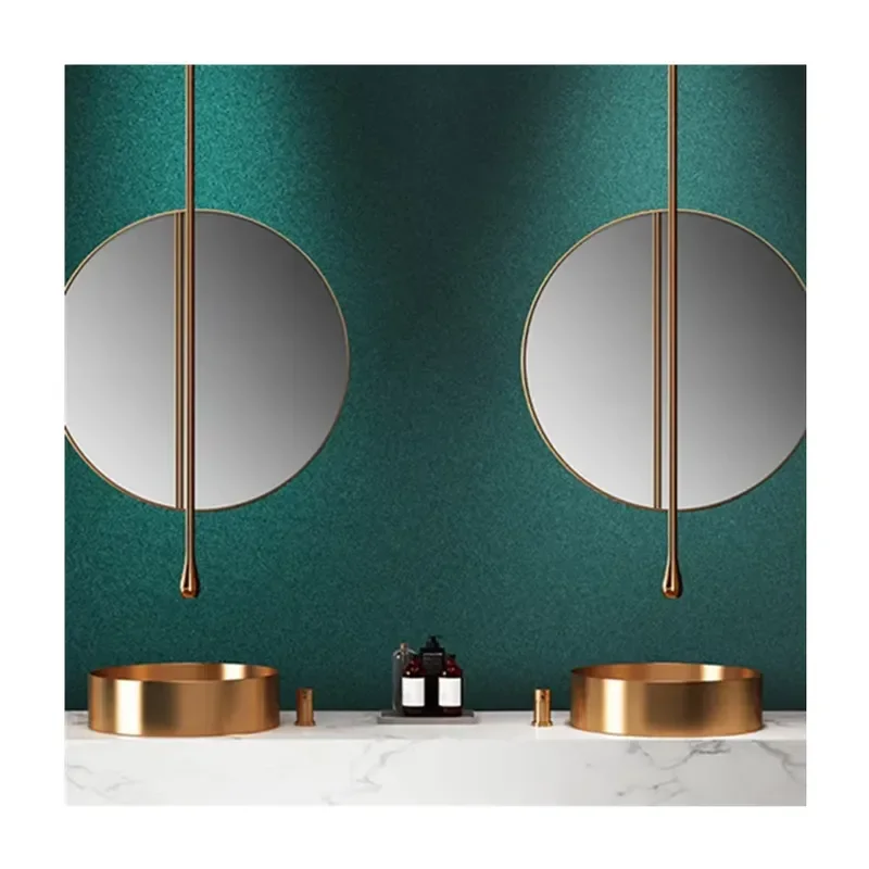 Creative Ceiling Water Drop Faucet Brushed Gold Faucet Bathroom Accessories Mixer Tap