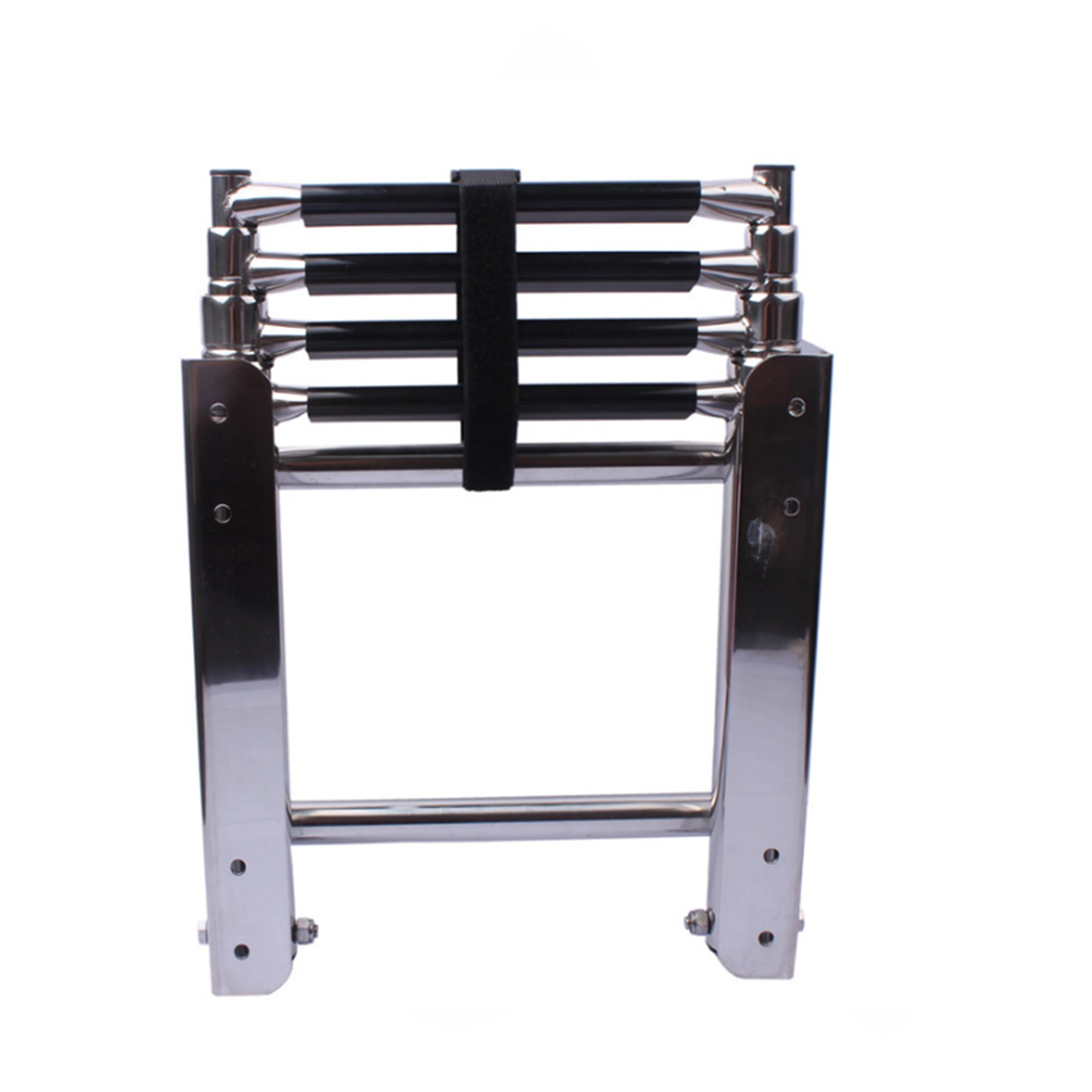 New Condition Stainless Steel Telescopic 2 3 4 Step Folding Boarding Ladder For Marine Boat/Yacht/Ship