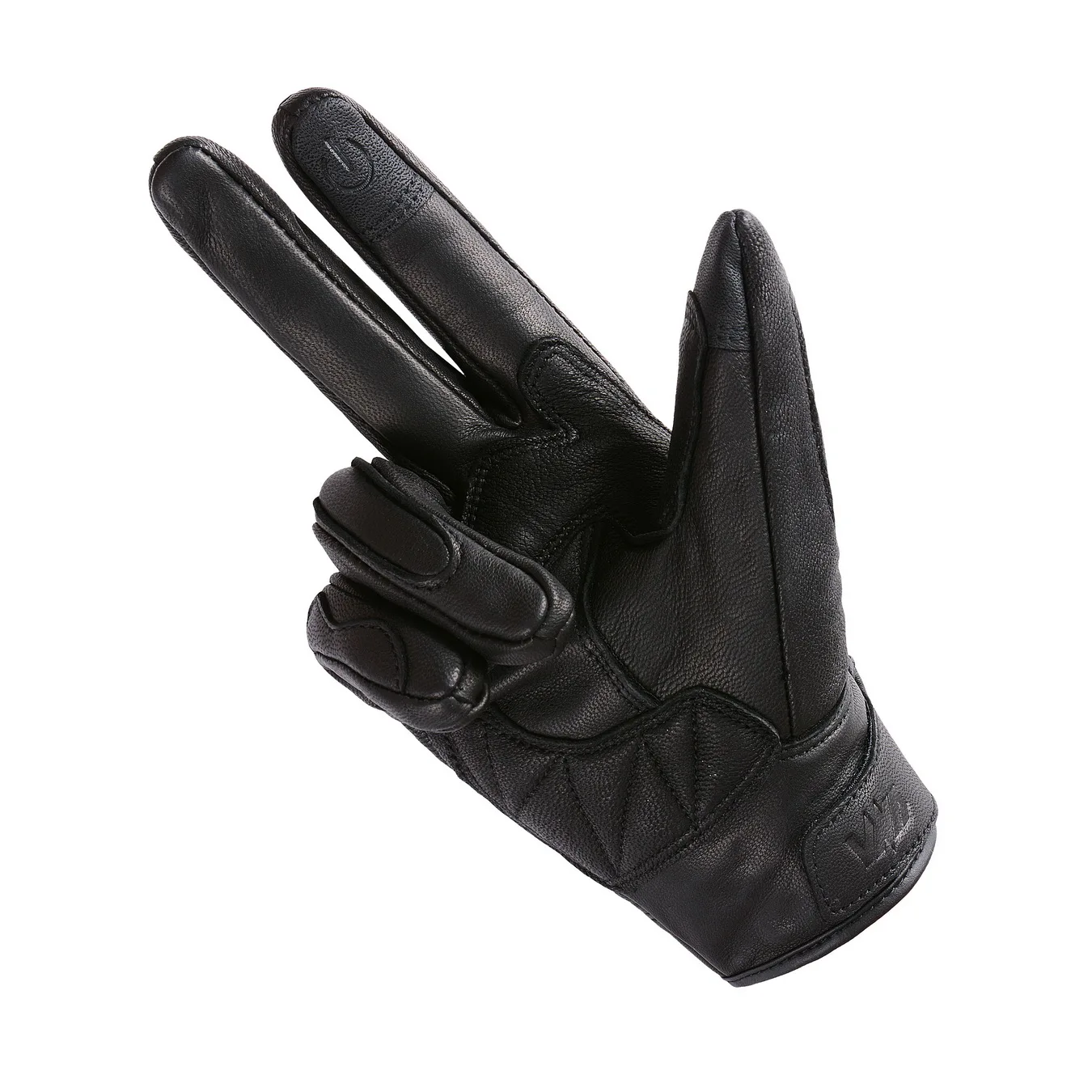 Motorhandschoenen voor heren - Echt lederen rijhandschoenen voor motorrijders Duurzame motorracehandschoenen - Zwart