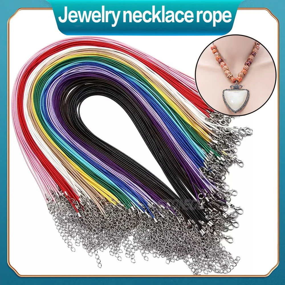 Новинка-10-шт-кожаный-плетеный-шнур-аксессуары-для-рукоделия-застежка-карабин-шнур