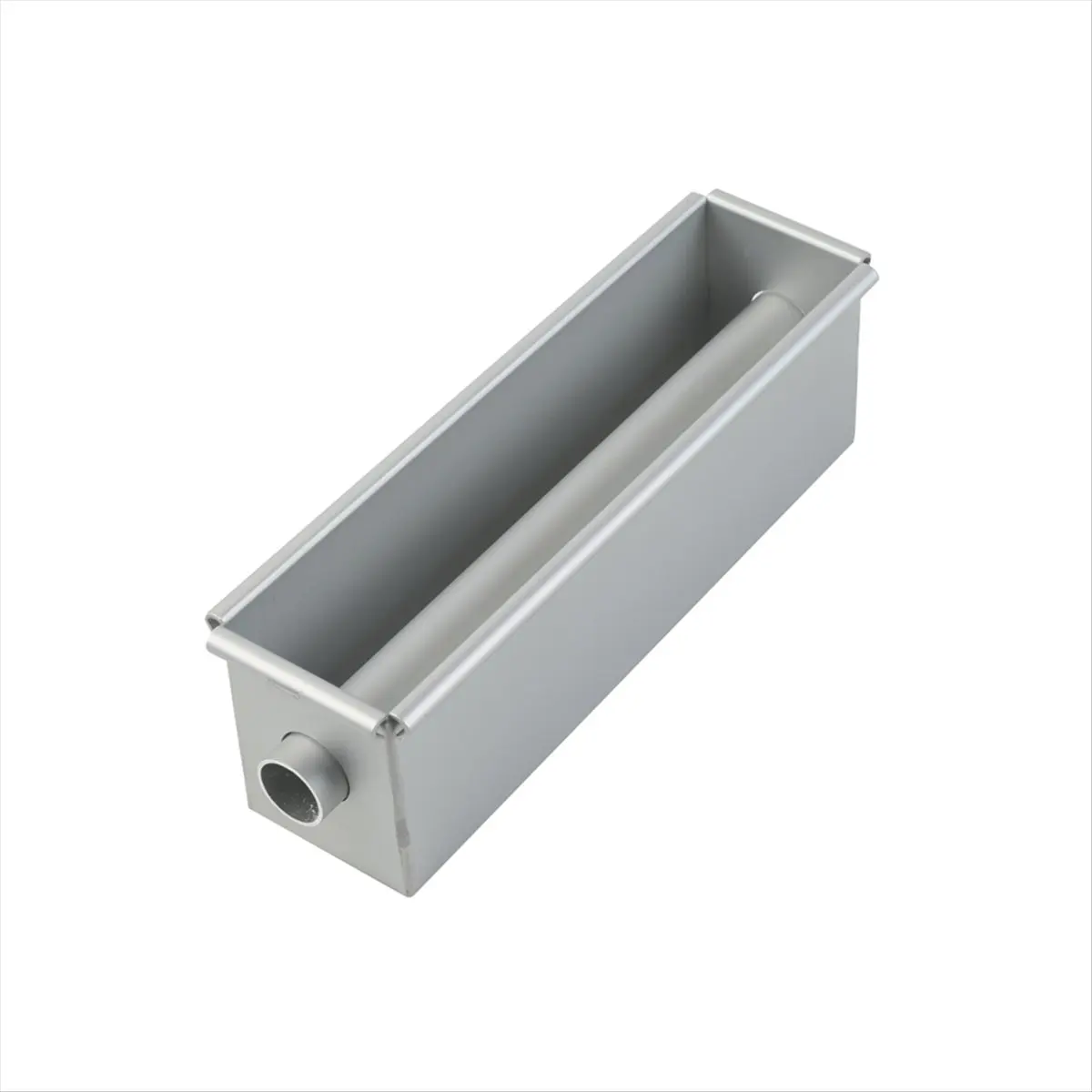 Delighted- Long Cake Baking Pan Flowing Heart Cake Mold Aluminium Alloy Square Bread Loaf Pan with Center Tube DIY Cake Tools-B