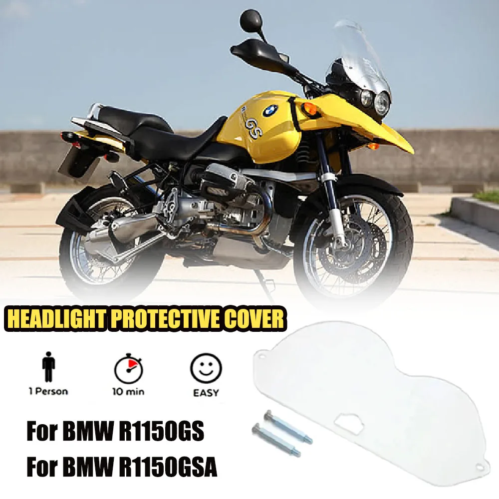 

FITFor BMW R1150GS R1150GSA ADV R1150 R1150GS GSAMotorcycle Oil Cooler Radiator and Headlight Headlamp Protector Guard Cover Cap