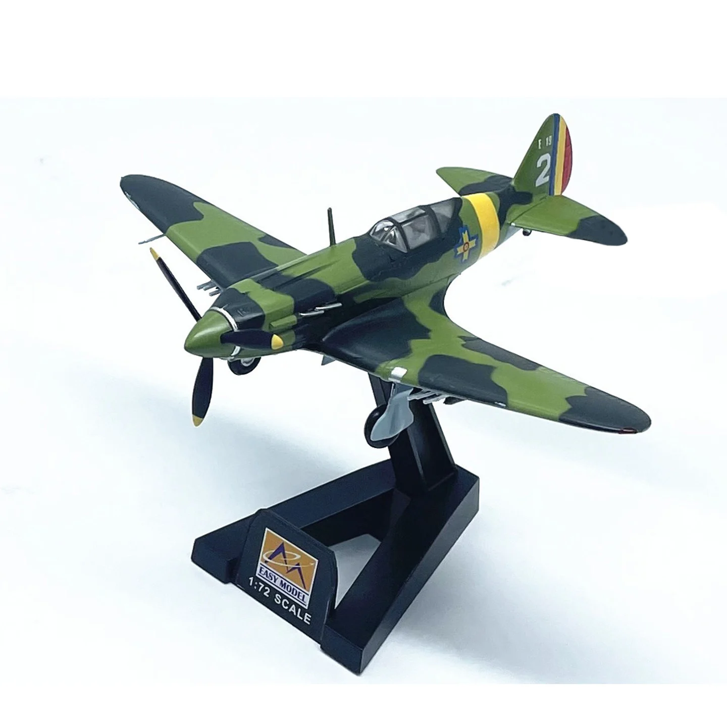 スポット-37222-1-72-第二次世界大戦ソビエト-mig-3-戦闘機-ルーマニア塗装-スタティック完成モデル-絶版