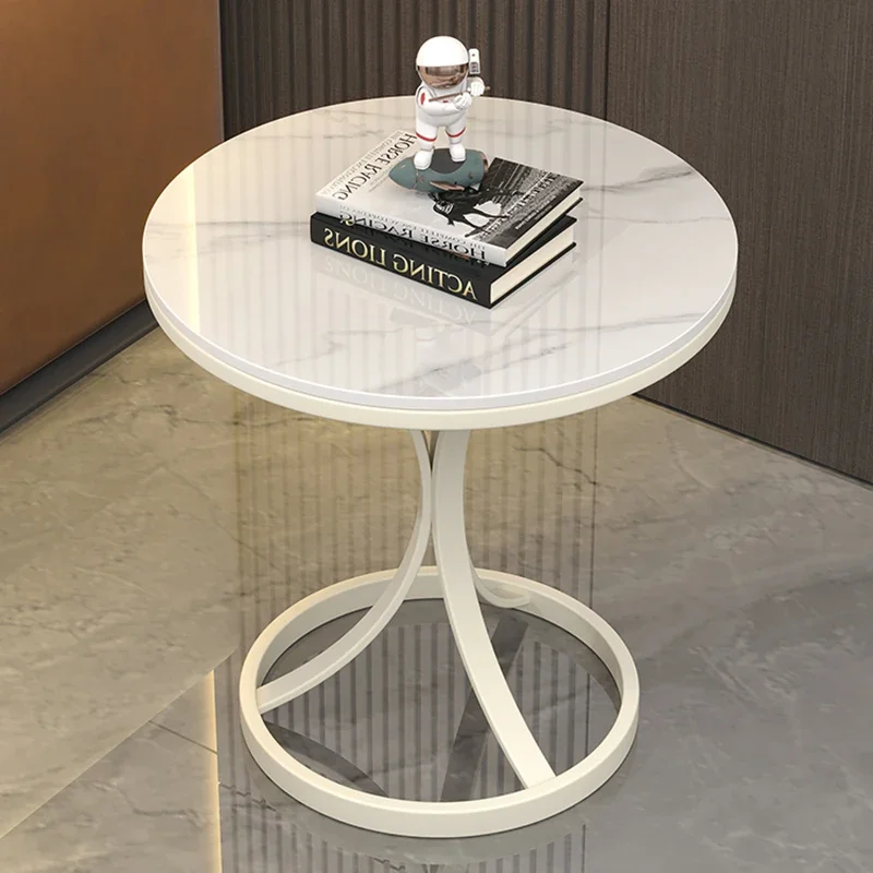 Dressing White Coffee Tables Nesting Tea Bedside Round Small Coffee Tables Small Bedside Taburete Madera Room Furniture YR50CT