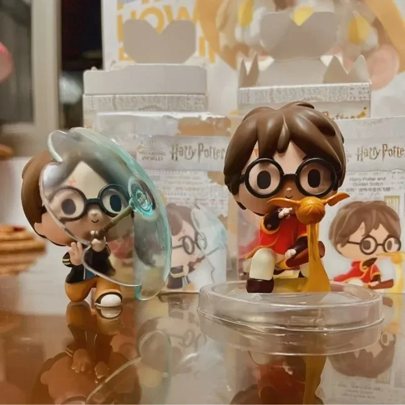 Harri potte blind BOX ชุดของเล่นของขวัญคริสต์มาสสำหรับเด็กตกแต่งโต๊ะกล่องลึกลับทำจากพีวีซีเซอร์ไพรส์กล่องลึกลับ