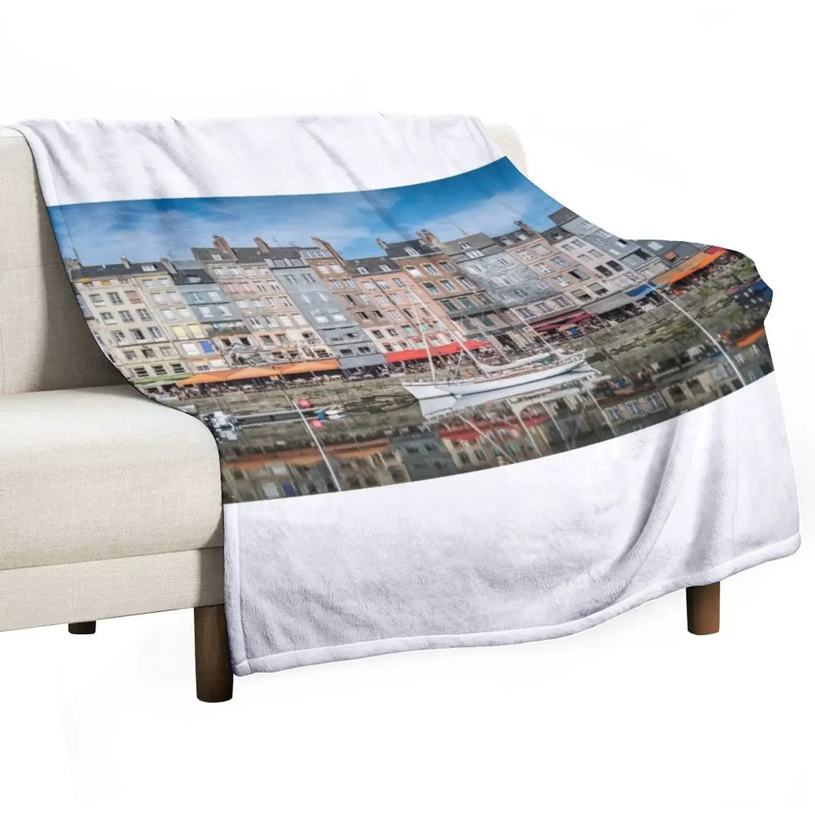 Honfleur, Normandy. Throw Blanket blankets ands Decorative Throw For Baby Luxury Thicken Blankets