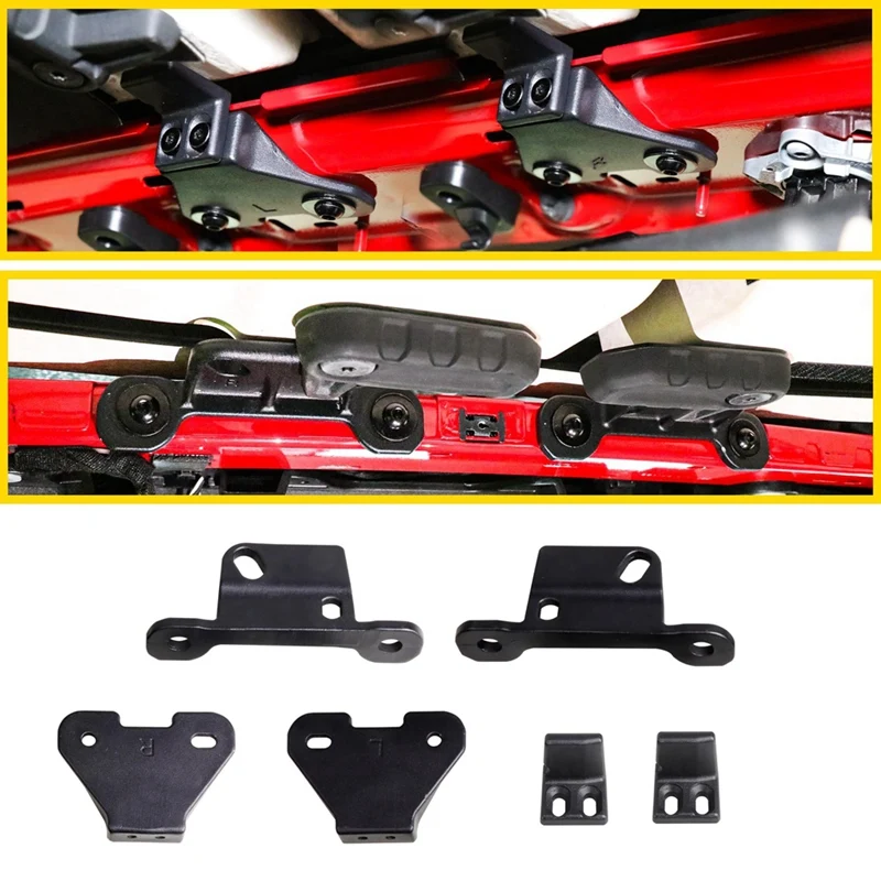 

Комплекты монтажных кронштейнов с жестким верхом для Jeep Wrangler JL Gladiator JT 2018-2024, аксессуары