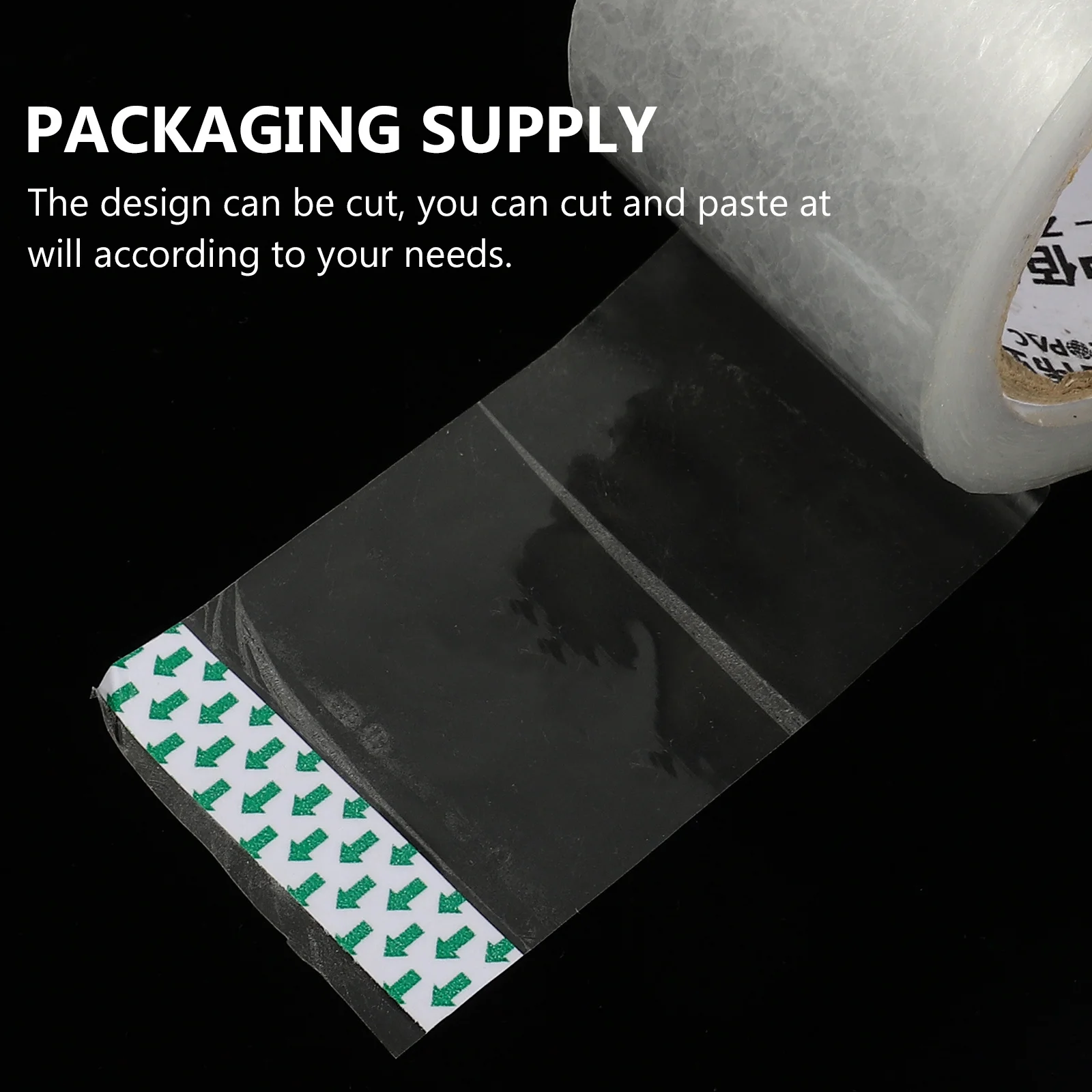 Fita de vedação 4 rolos de material bopp transparente, alta resistência, fácil de usar para embalagem de caixa e caixa, fita de vedação de caixa