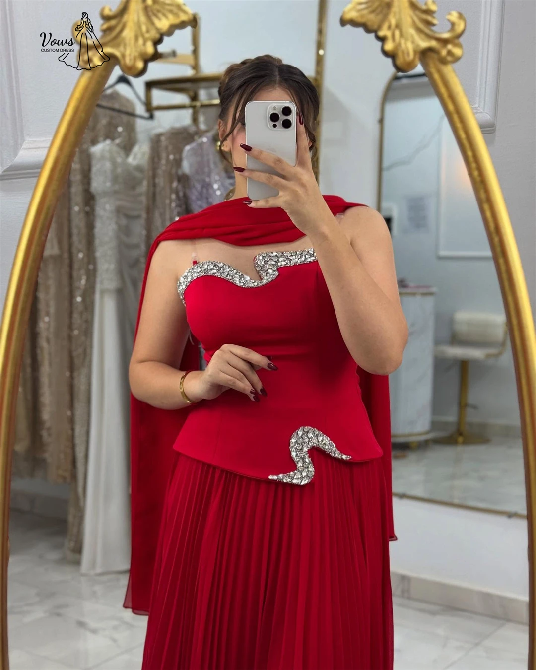 

Vows Вечерние платья D/вечеринка Лента на заказ Платье для выпускного вечера со стразами Свадебное вечернее платье Женский халат Вечерние бальные платья