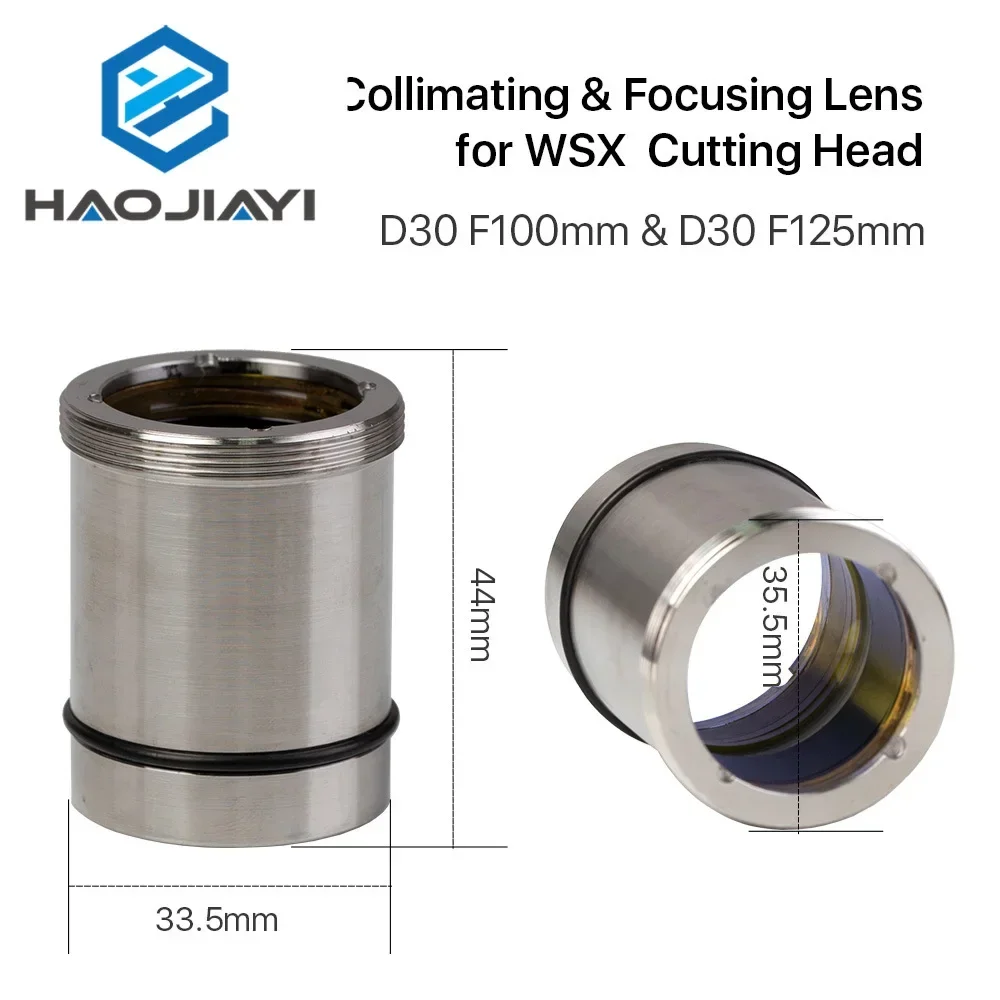 عدسة تركيز ليزر الألياف D30 F100 F125mm مع حامل عدسة لرأس القطع بالليزر WSX WSX-GQ-JT-02 2000 واط KC13 KC15 ليزر