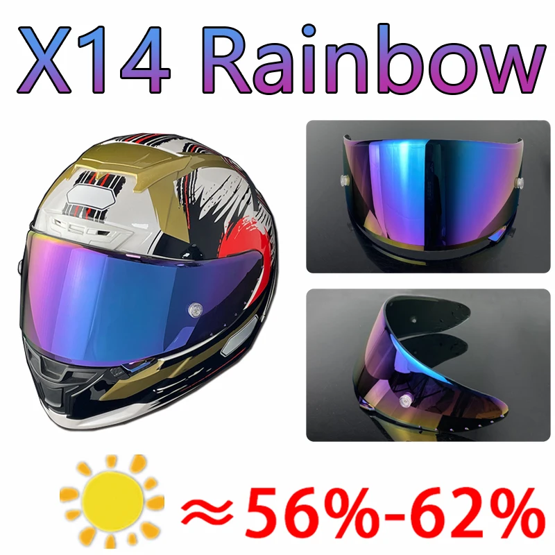 Helmet Visor for SHOEI X-14 X14 Z-7 Z7 CWR-1 CWR1 NXR RF-1200 RF1200 X-Spirit III XSpirit 3 X-Fourteen X Fourteen RYD CWR-F CWRF
