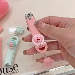 Little Beaver Loopy Cartoon Cute Nail Clipper Creative Multifunctional Portable Stainless Steel Nail Clipper Single Nail Clipper