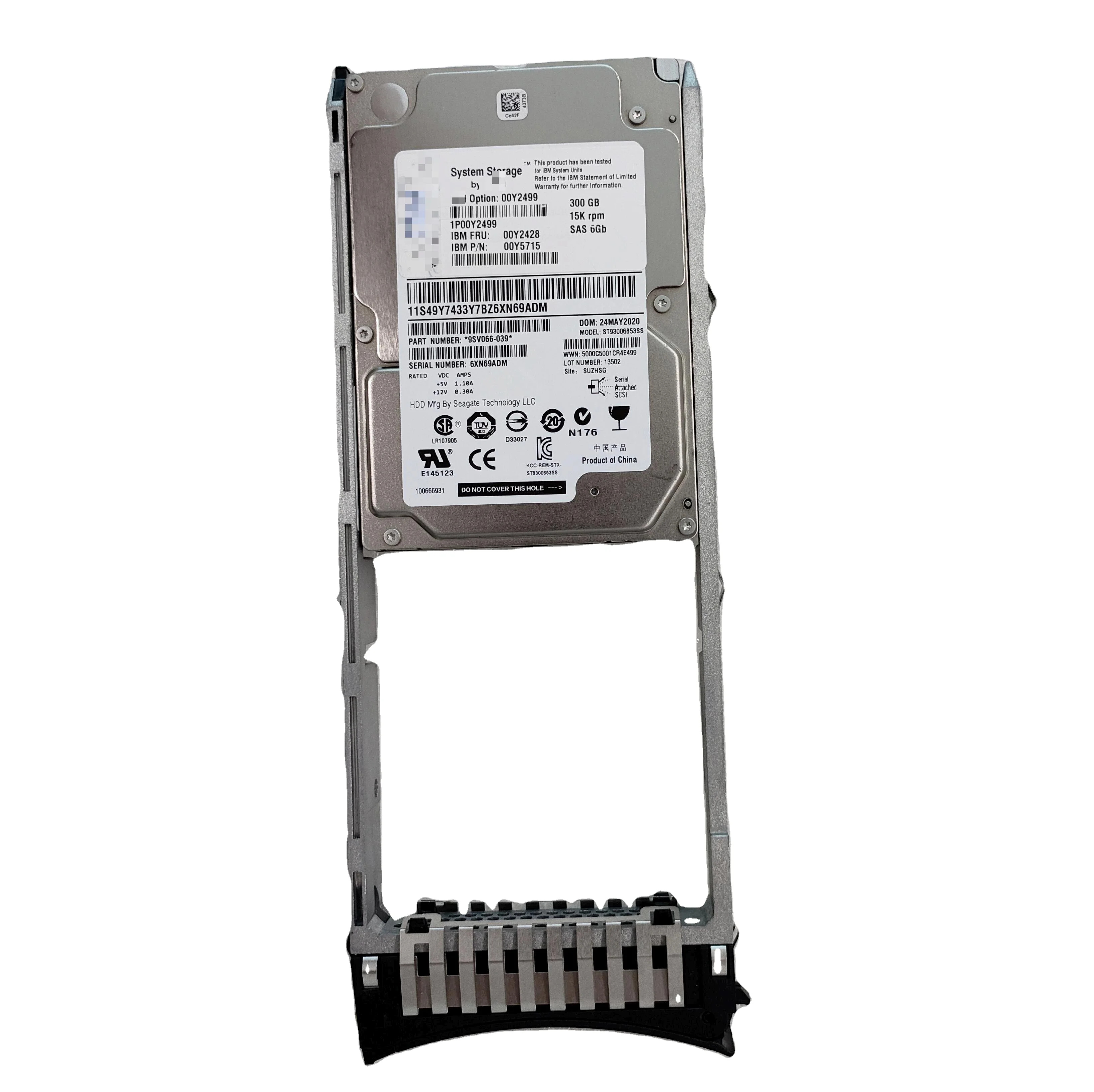 Factory Price 00Y2428 00AR120  00Y2499 00G SAS 15K 6G 2.5 V3700 HDD Hard disk