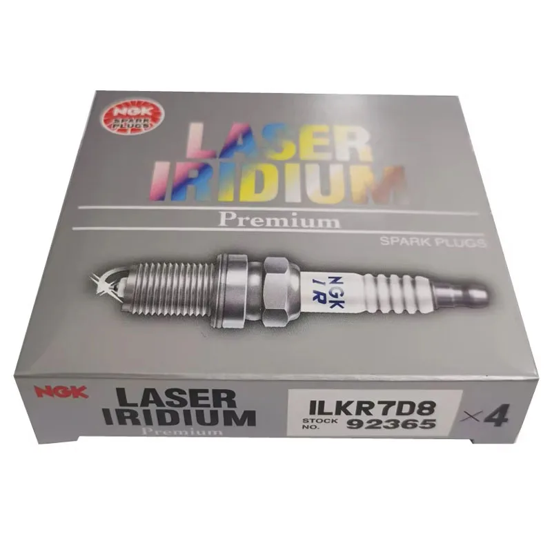 

4Pc NGK Iridium Spark Plug ILKR7D8 92365 for BAOJUN 530 560 730 GEELY VISION EMGRAND MITSUBISHI OUTLANDER PAJERO SPORT HB20 KONA
