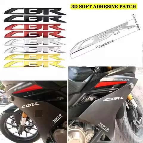 Z/A/.3D CBR Letter Sticker For Honda CBR 650 300 600 1000 RR Motorcycle Logo Sticker Fuel Tank Decorative Decals/A