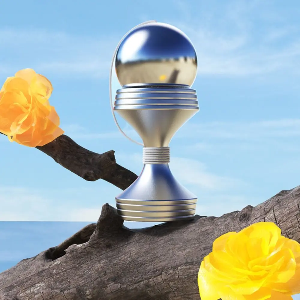 Bola sensorial de aleación de aluminio, juguete sensorial de habilidad, bola de Metal para la yema del dedo, entrenamiento portátil, Spinner, juguete para la yema del dedo