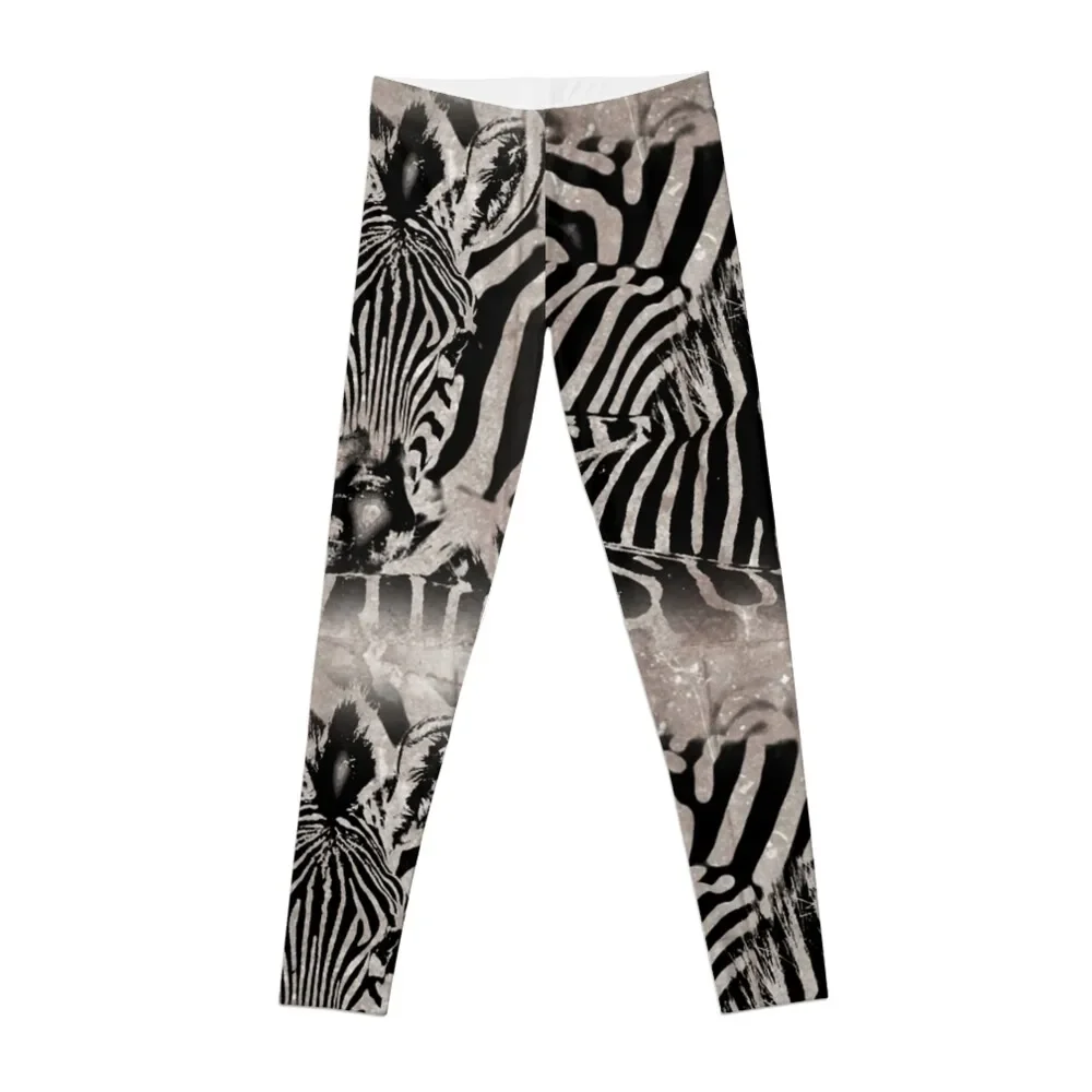 

Beautiful Black and White Zebra Stripes Leggings legings for fitness sport pants Womens Leggings