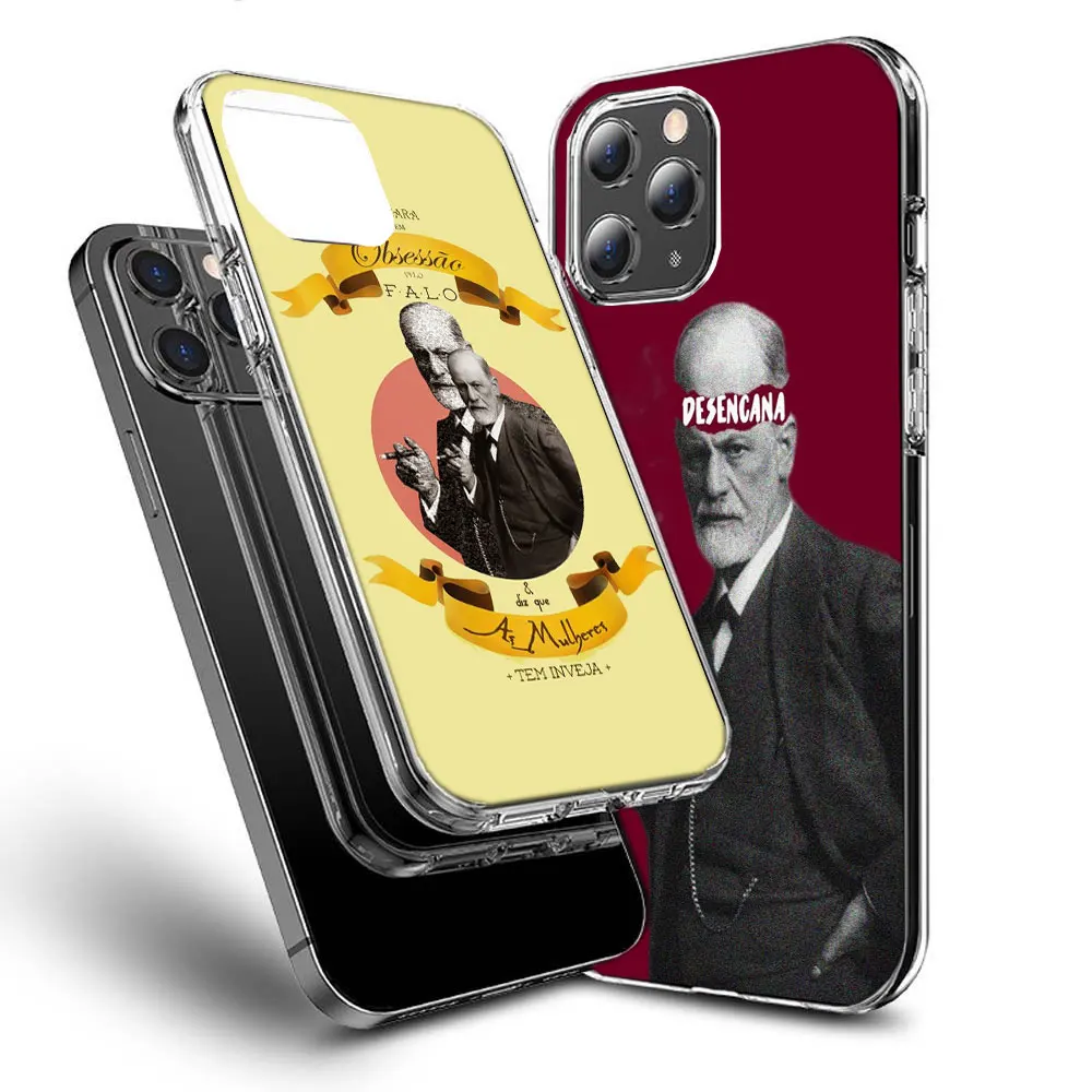 Sigmund Freud founder of psychoanalysis Phone Case For Apple Iphone 15+ 14 Plus 16 Pro Max 12 13 Mini 11 Pro X XS Max XR Cover S