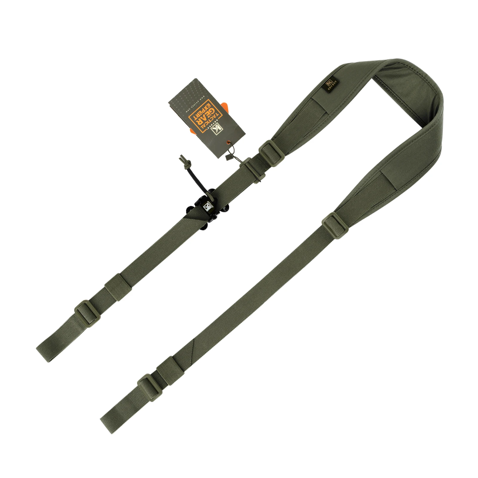 KRYDEX Tactical 2 Point Rifle Sling Adjustable Gun Slingster Padded Shoulder Strap Combat Modular Shooting Equipment