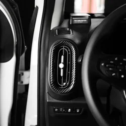 Carbon Fiber Style Dashboard Both Side Air Conditional Vent Trim Frame Cover For Kia Morning Picanto 2021-2023