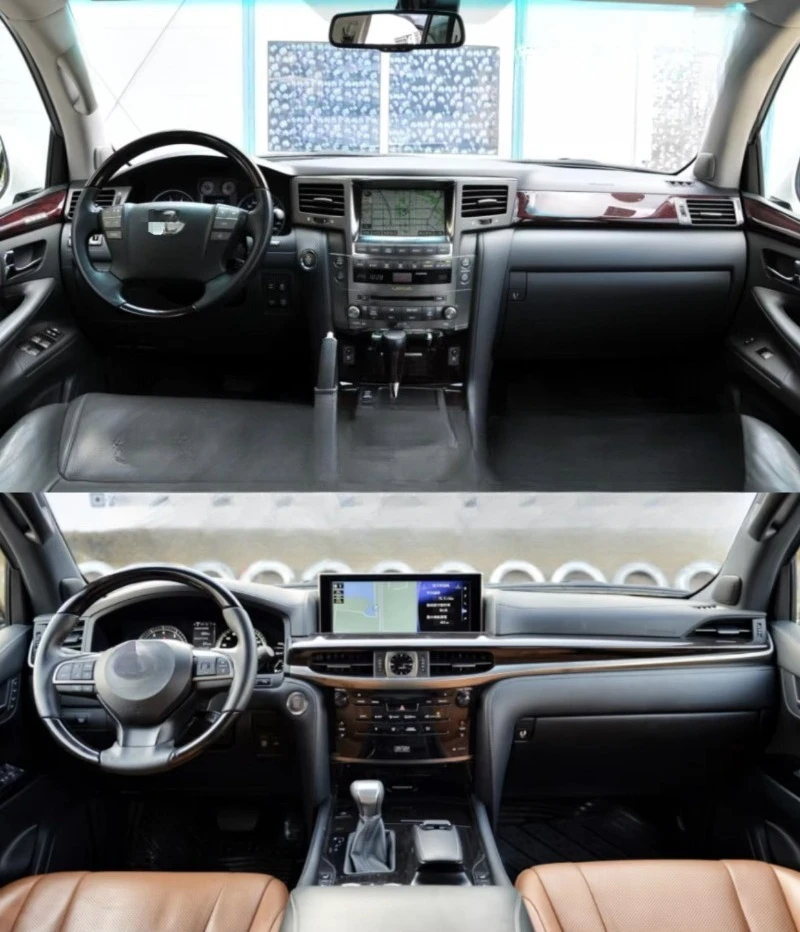 New OEM Design 1:1 Dashboard Inside Interior Kits for LX570 08-15 Upgrade to 2016-21
