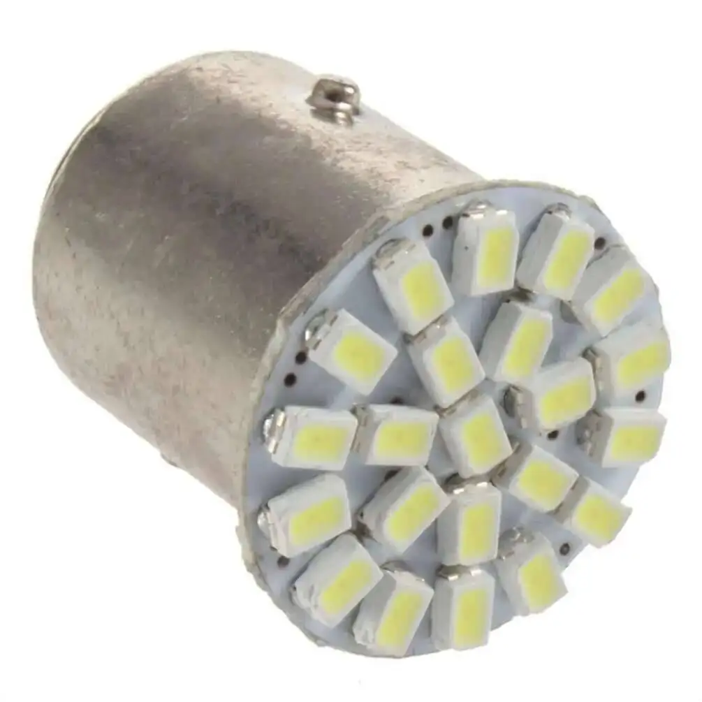 10 Pcs 4W White SMD 3014 LED 1156 1157 BA15S BAY15D 12V Car Backup Bulb Marker Turn Lamp Signal Light Parking Lights Bulbs image 2