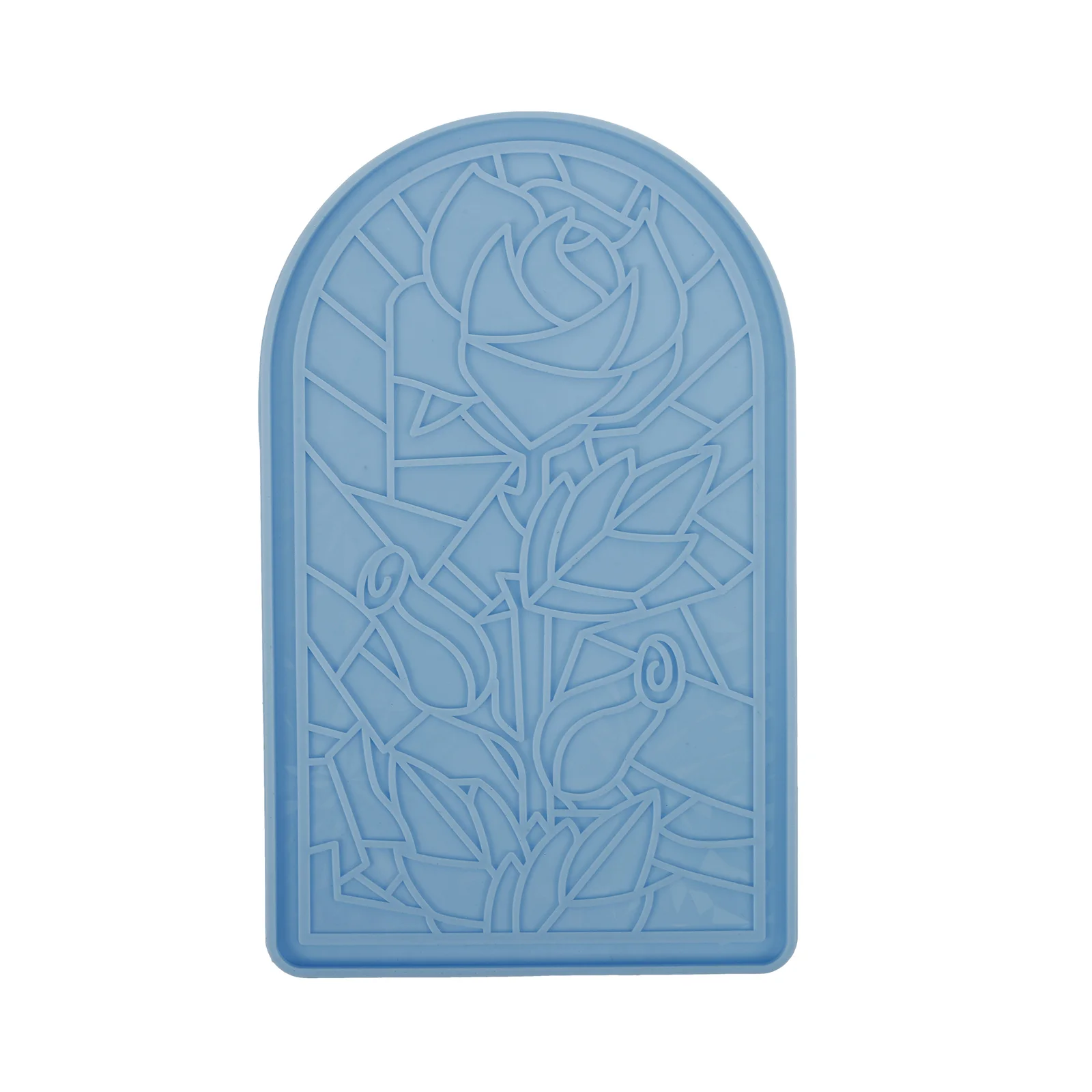 ارتفع نمط جدار ديكور قالب سيليكون الحرفية صنع أداة Diy بها بنفسك راتنجات الايبوكسي الفن مرنة قابلة لإعادة الاستخدام قوالب الحرف اليدوية والمجوهرات #2