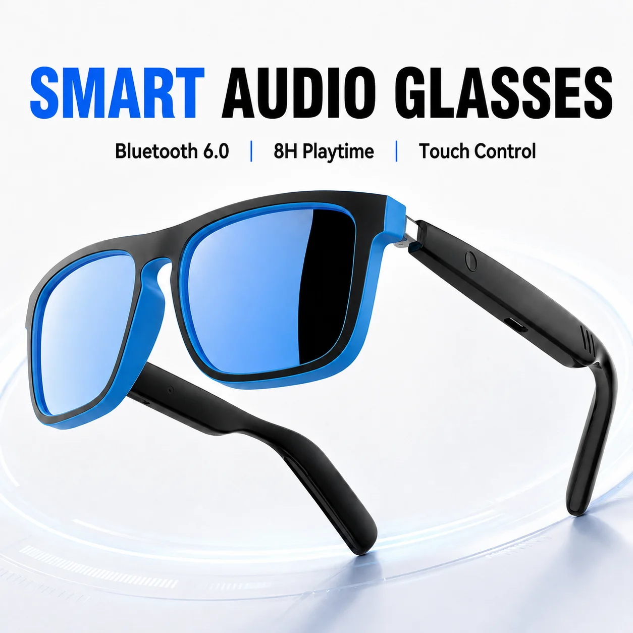 Oculos-de-Audio-inteligentes-bluetooth-60-com-controle-por-toque-chamadas-maos-livres-8-horas-de-reproducao-e-carregamento-tipo-c
