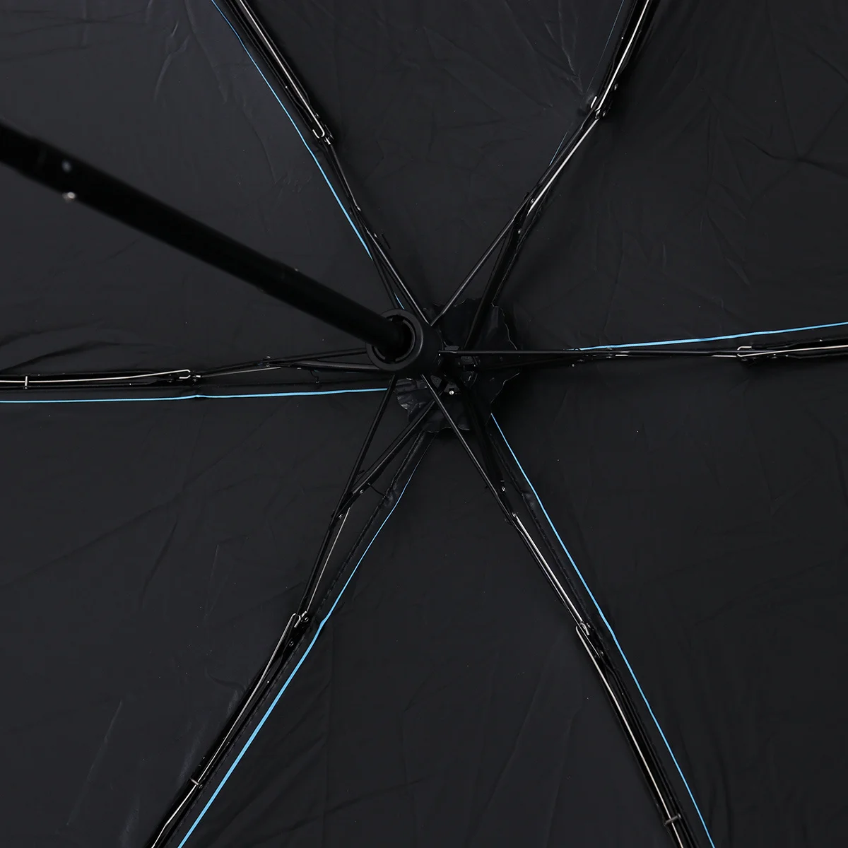 

Mini Sun Umbrella Compact Foldable 210T Uv Protection Lightweight Windproof Portable With Capsule Case Sky Blue