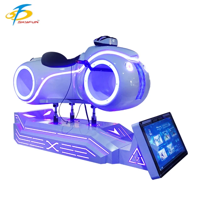 VR 9d ความเป็นจริงเสมือน VR มอเตอร์ไซด์ vr อุปกรณ์จําลองรถจักรยานยนต์