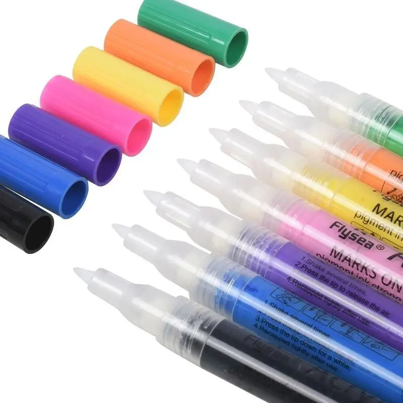 Golf Club Color Changing Pen 0.7mm Acrylic Marker Waterproof Sunproof Strong Coverage DIY Golf Accessories Multi Color Set