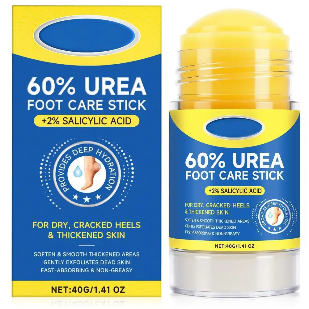

60% Urea Foot Care Stick – +2% Salicylic Acid – For Dry, Cracked Heels & Thickened Skin – Softens & Smoothens Skin