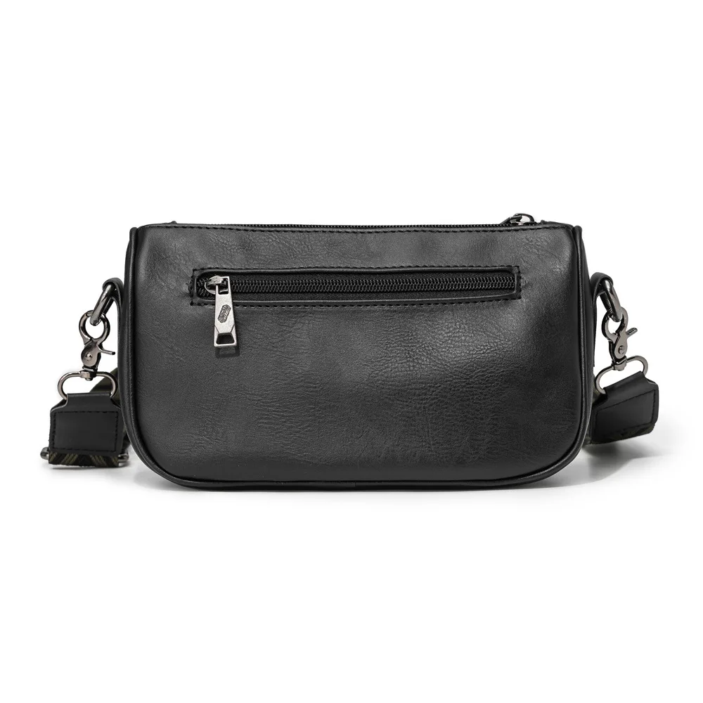 Leather Men Shoulder Bags Retro Man Side Bags Fashion Men Crossbody Bags Outdoor Messenger Bags