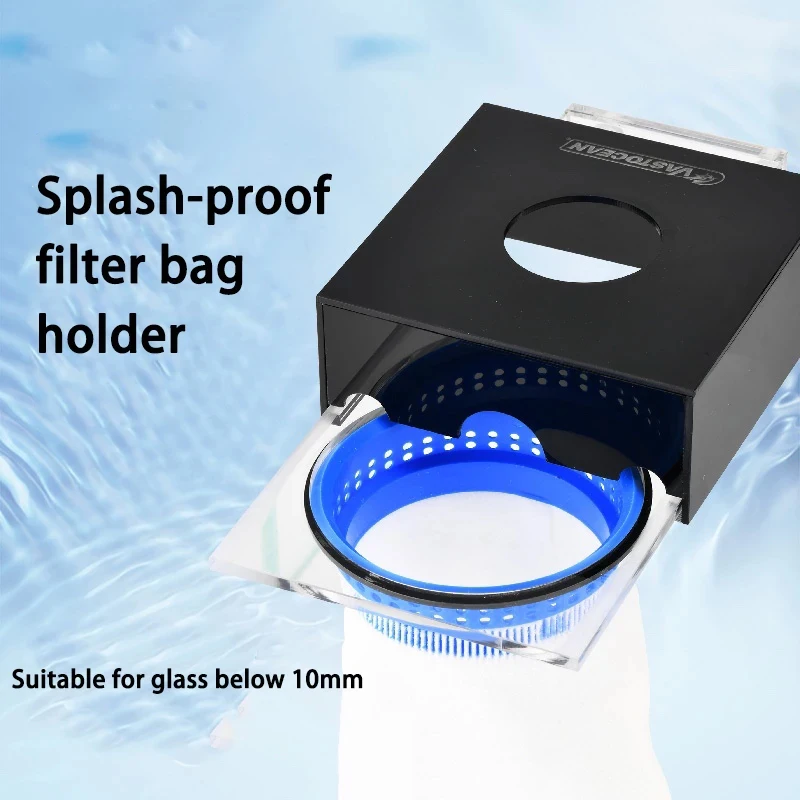 Fish Tank Filter Bag Holder Bottom Filter Carpet Freshwater Seawater Filter Bag Holder Aquarium Splash Proof Holder