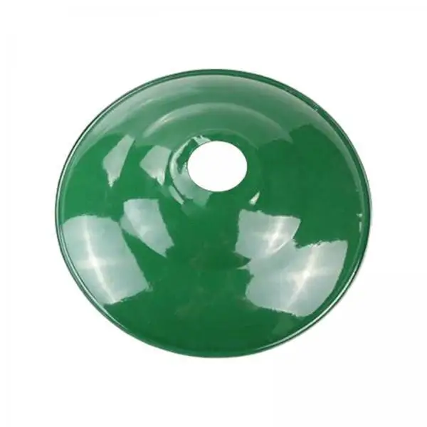 Enamel Pendant Light Lampshade Green Industrial Cover for Wall Lamp Protector Living Room Kitchen Use