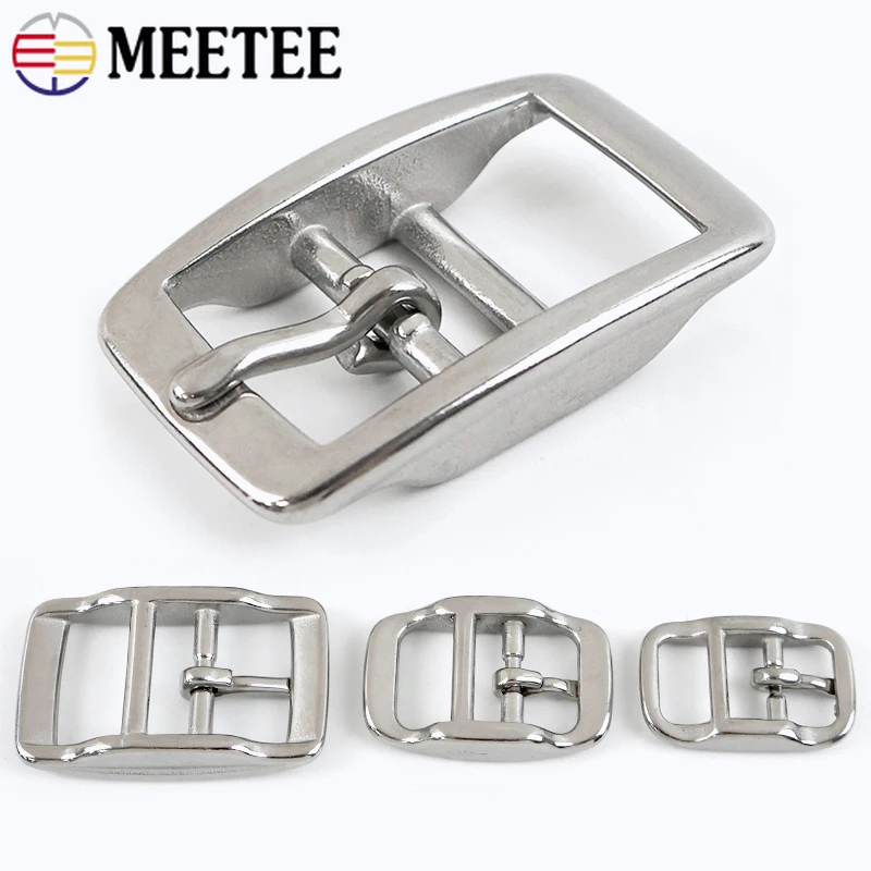 

2/5Pcs StainlessSteel Belt Buckle Metal Pin Buckles for Bag Strap Dog Collar Adjuster Slider Clasp DIY Leather Craft Accessories