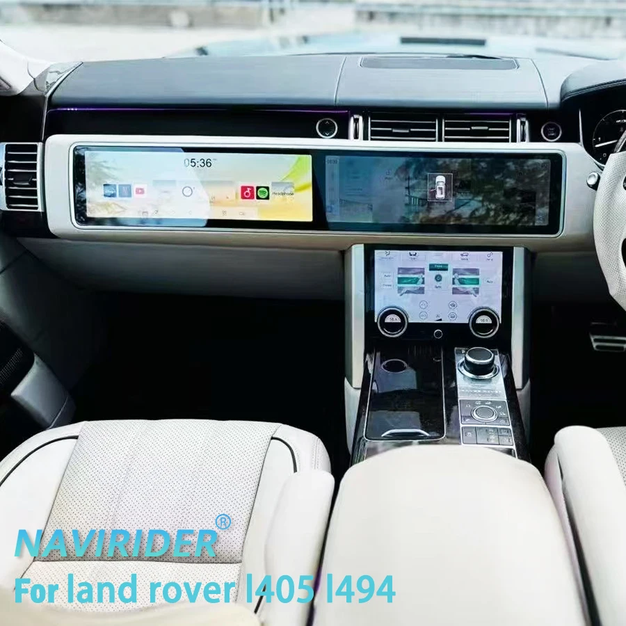 15.5+15.5inch Dual Screen RHD LHD For Land Rover Range Rover Sport L494 2013 2017 Car Android Carplay Multimedia Video Player