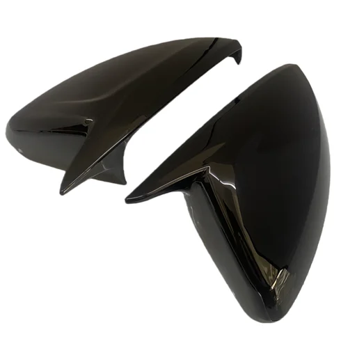 Imagen 2 del producto Cubierta de espejo retrovisor para Volkswagen, VW Polo Mk6 AW GTI 2018-2021, tapas de bocina de buey para coche, embellecedor de carcasa con apariencia de fibra de carbono Exterior