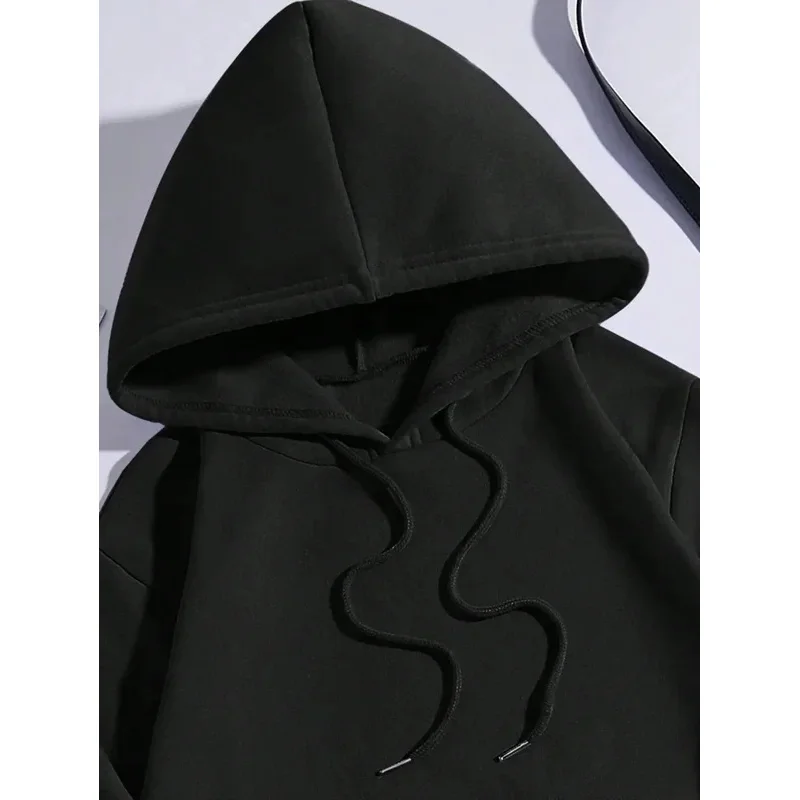 في عام 2025، ستكون بلوزات برسومات شعار Harajuku Casual Everlast عبارة عن ملابس رياضية شتوية كلاسيكية وشعبية للرجال #4