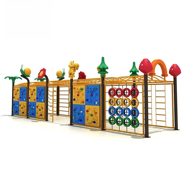 Outdoor Climbing Wall, Kids Playground Equipment, Amusement Park Facilities, Physical Training, Outdoor Play Set